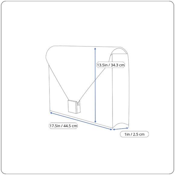 Traditional Handcrafted Black & Beige Bark Envelope Bag With Geometric Design - Picture 9 of 9